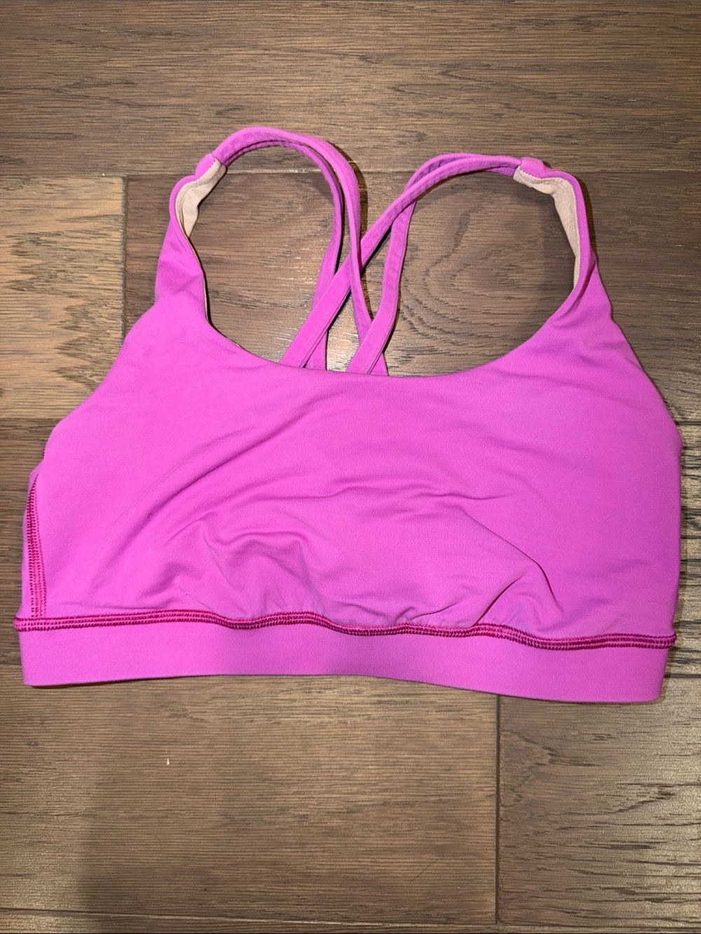 lululemon athletica Pink Strappy Sports Bra